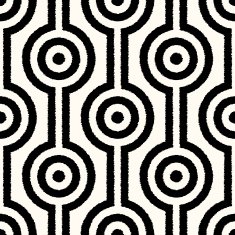 seamless black and white geometric scribble pattern N2