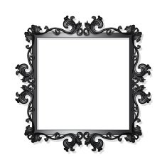 carved vintage frame for picture or photo N2