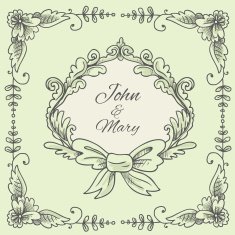 Wedding Wreath Sketch N2