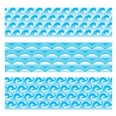 seamlessly sea wave pattern 2 N2