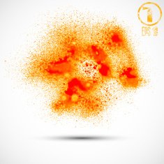 Vector illustration EPS10 Colorful watercolor splashes N3