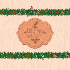 Christmas festive candy wreath frame with sighboard Wooden back N2