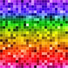 Abstract digital colorful pixels seamless pattern background