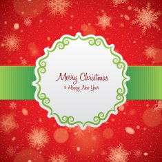 Christmas card Label N4
