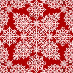 Winter Lace seamless Pattern N2