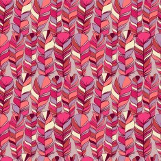 Seamless ethnic pattern with feathers N20