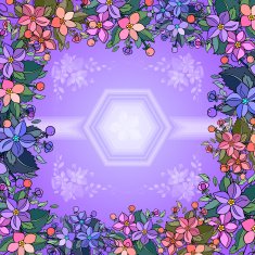 Floral background N1615