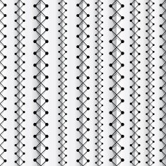 Netting ropes seamless pattern grayscale vector background