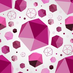 Geometric 3D seamless background N7