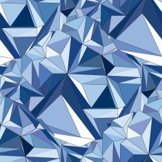 Crystal Seamless 3D Geometric background N5