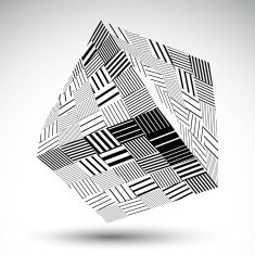 Squared eps8 striped contrast object Symmetric twisted