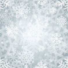 Shiny Silver Light Snowflakes Seamless Pattern for Christmas Design