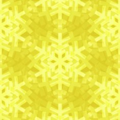 Shiny Lemon Snowflakes Seamless Pattern for Christmas Design