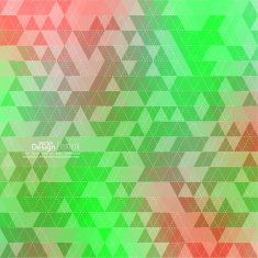 Creative abstract triangle pattern N50