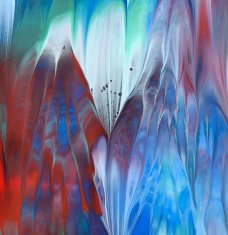 Abstract acrylic and watercolor painted background N59