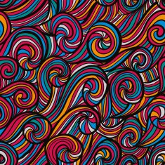 Funky colorful seamless pattern N2