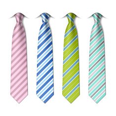 Striped silk ties N2