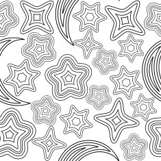 Seamless pattern with stars N21