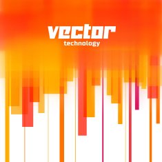 Vector background with orange blurred lines N3