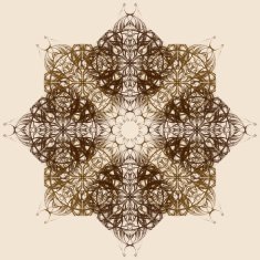 Mandala Decorative hand drawn lace pattern N31