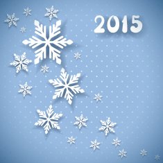 Vector christmas and new year invitation card N2