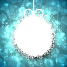 Christmas background with glowing snowflakes N2