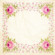 Frame with roses N12