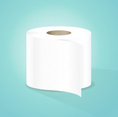 Toilet Paper Vector Illustration