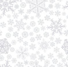 Christmas seamless pattern of snowflakes N6