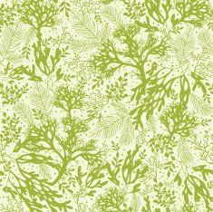 Green Seaweed Seamless Pattern Background N2