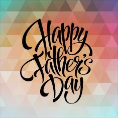 Greeting card template for Father Day Vector illustration N2