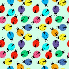 Elegant texture for backgrounds with ladybugs