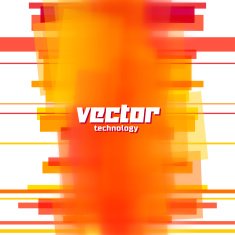 Vector background with orange blurred lines N4