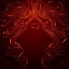 Technological vector background N4
