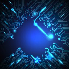 Technological vector background N5