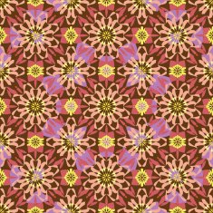 Seamless background oriental ornament kaleidoscope