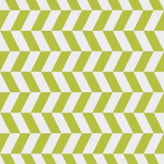 Seamless green chevron pattern on textured paper N2