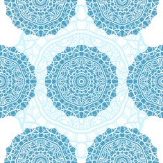Seamless Christmas pattern with snowflakes N16
