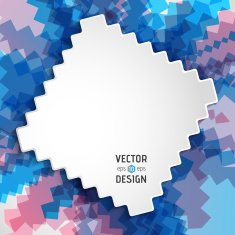 Abstract White Text Design Box on Zigzag Line Pattern N3