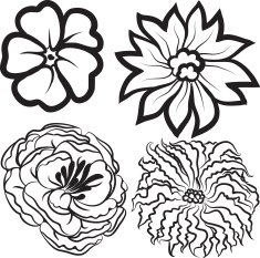 Vintage Flowers N11