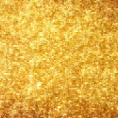 Abstract golden mosaic background with facets Metallic pattern