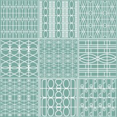 Set of seamless vector patterns N2