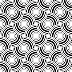 Seamless geometric pattern vector black and white stripes N4