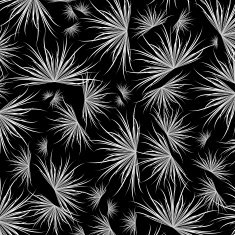 abstract black and white plant pattern background N3