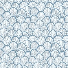 Funky retro style seamless pattern single color vector backdrop