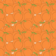 Pumpkin Background seamless pattern N7