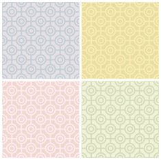 Bullseye Pattern in Pastels N2