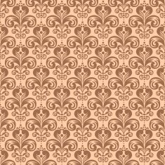 Stylish vintage floral seamless pattern Victorian style vector