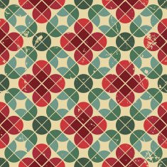 Seamless retro pattern vector tiles background messy grunge N2