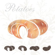 Potato icons N2
